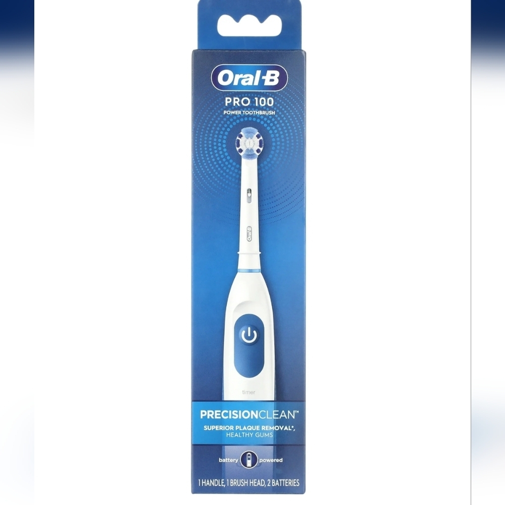 Oral-B Pro 100 Electric Toothbrush - Blue And White